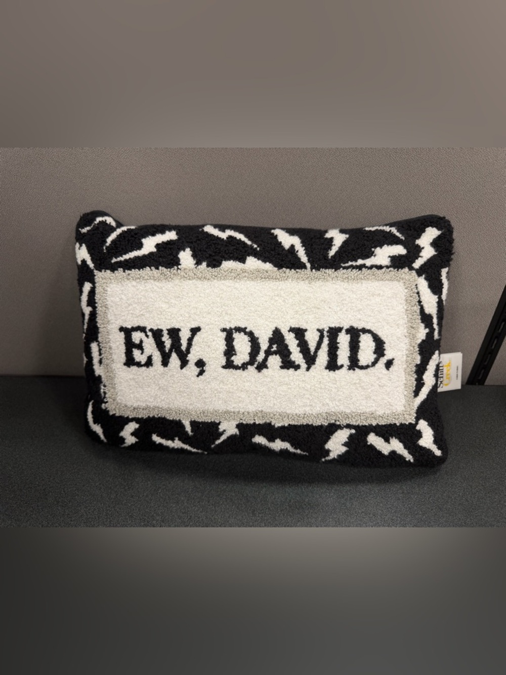 Schitt’s Creek 'EW, DAVID' small decorative pillow